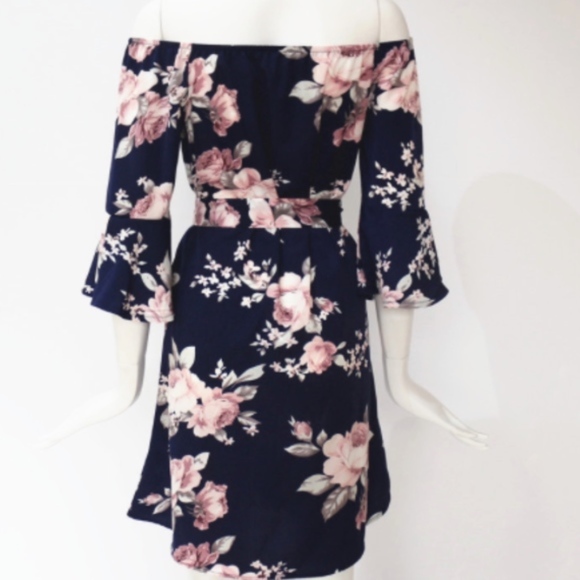 Sexy Off Shoulder Boho Dress - Picture 3 of 6